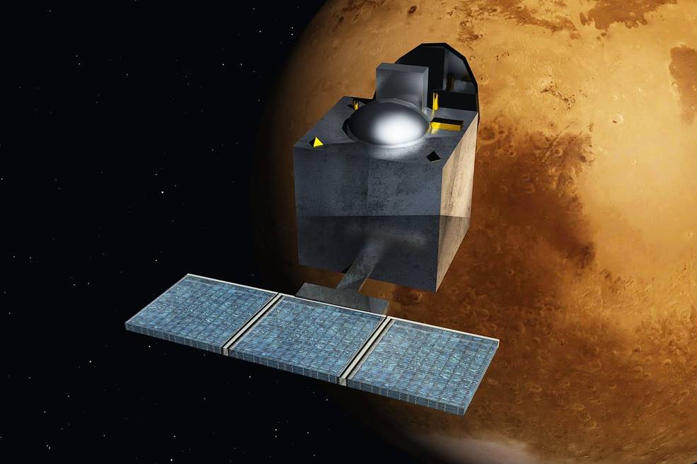 Nasa orbiter detects infant versions of 'spiders' on Mars-World News , Firstpost