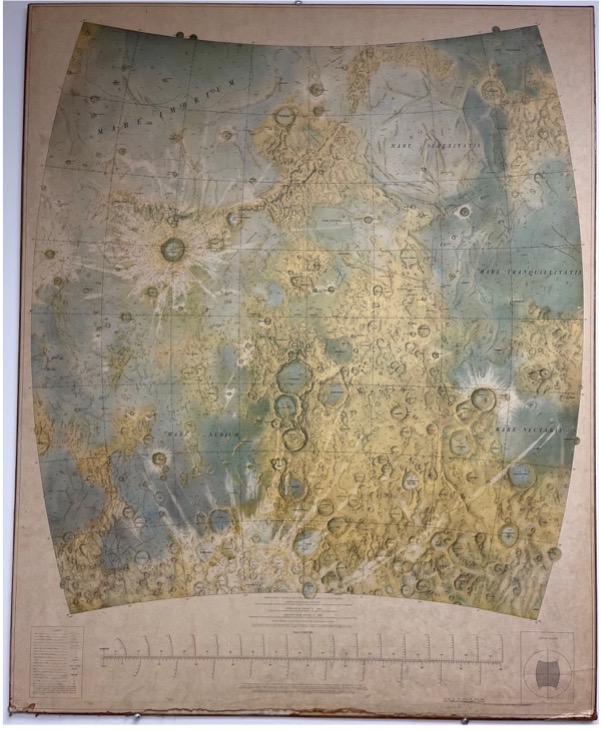 Map of part of the moon