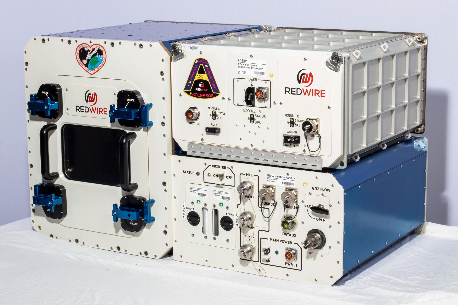 image of hardware for an experiment facility