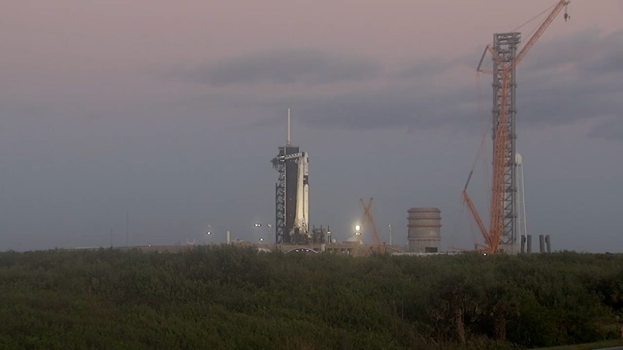 NASA's Space-X Crew-5 on launch day at Kennedy Space Center
