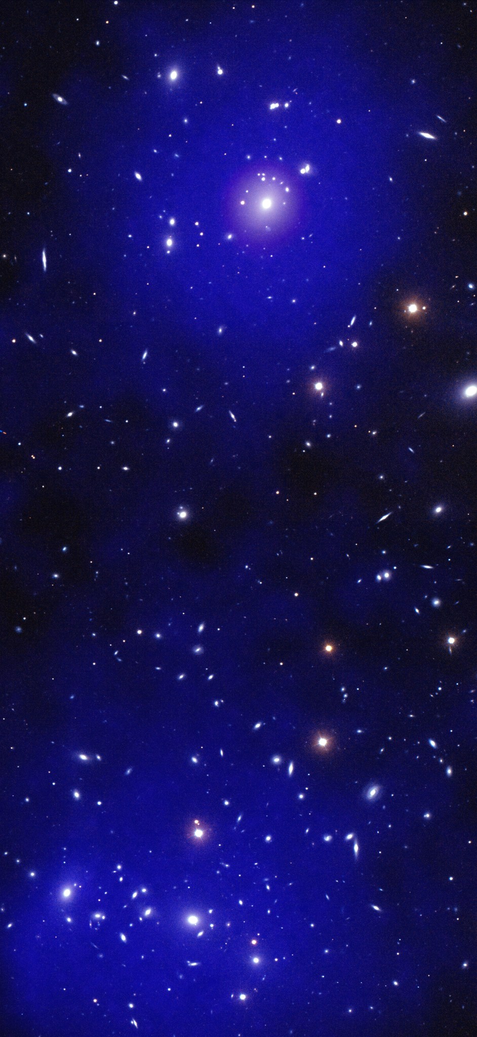 Abell 98 is a system of galaxy clusters in the early stages of a collision. 