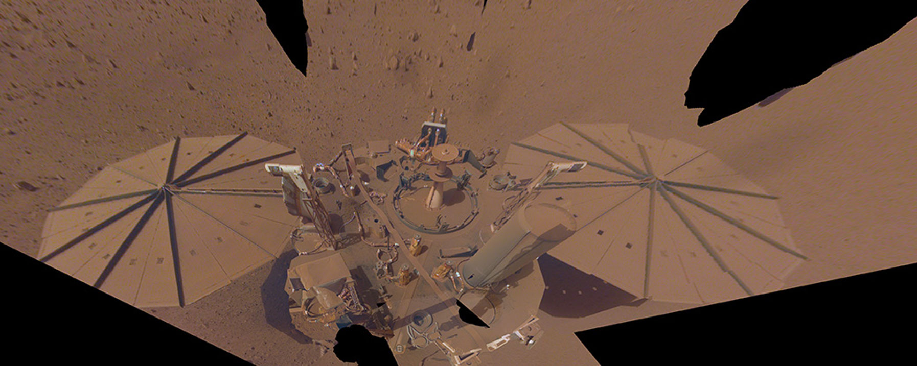 NASA’s InSight Mars lander took this final selfie on April 24, 2022, the 1,211th Martian day, or sol, of the mission. 