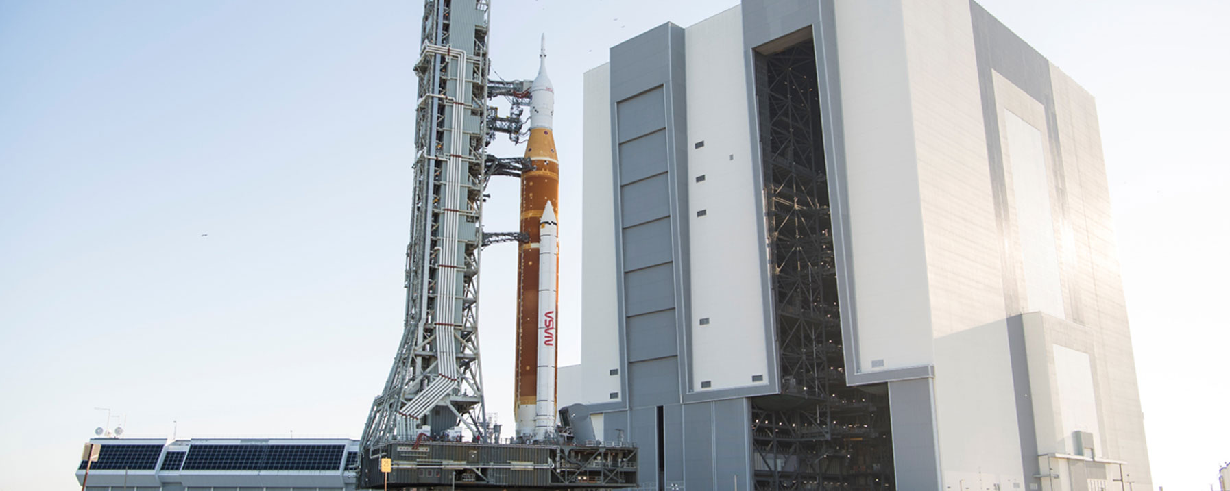 SLS Rocket at the VAB