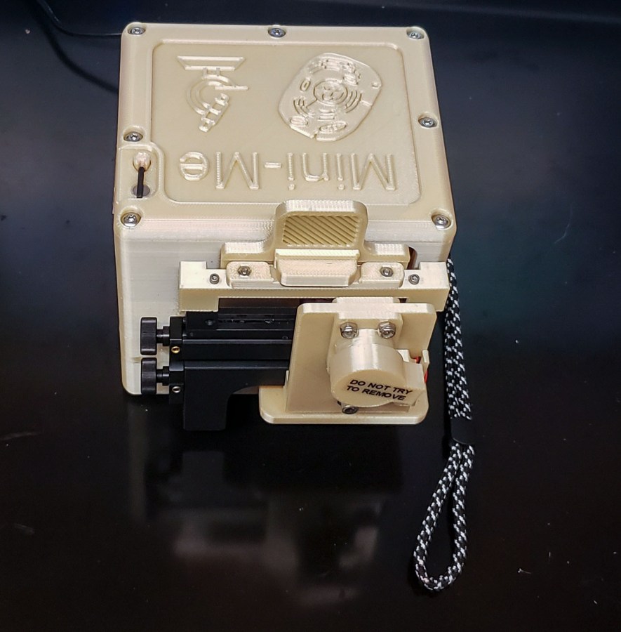 A preflight image of the miniature microscope developed for the Moon Microscope Investigation.