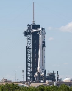 SpaceX Falcon 9 rocket and Dragon spacecraft for NASA's SpaceX Crew-5 mission