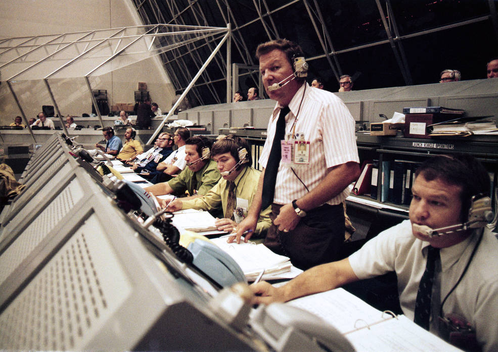 Apollo 17 norm carlson monitors countdown test-11.21.72