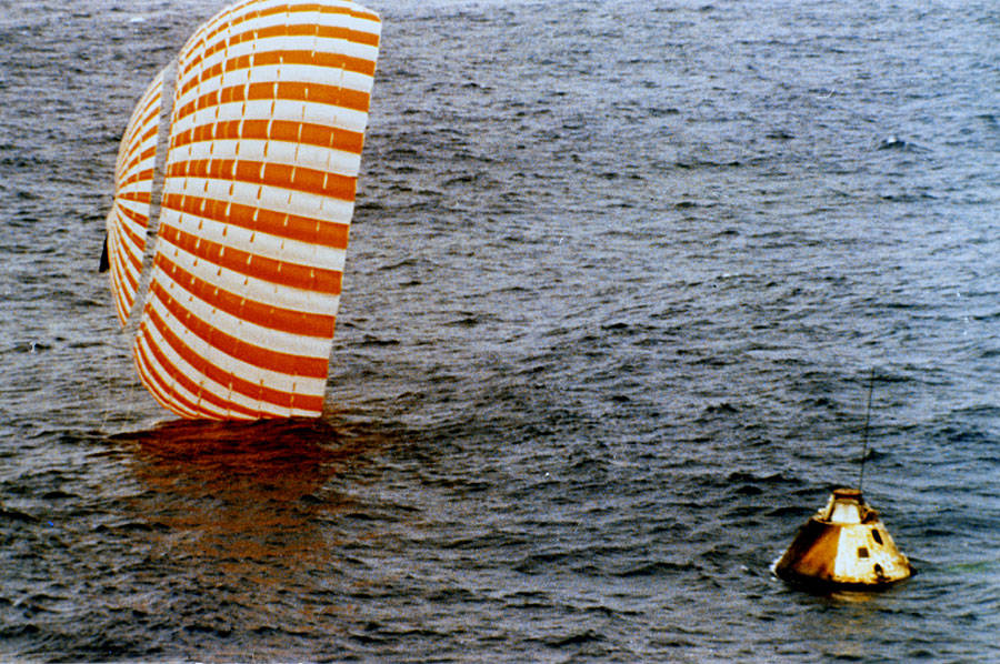 Apollo 4 splashdown