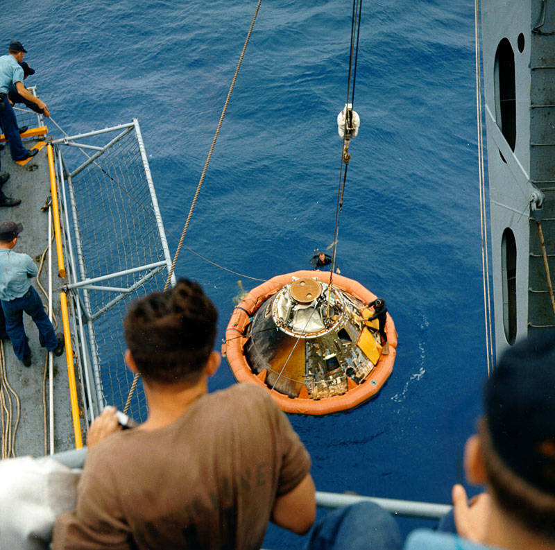 Apollo 4 Post Splashdown