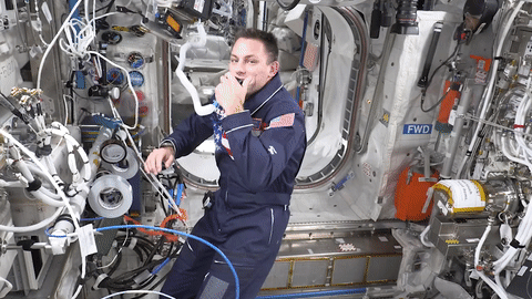 Video of NASA astronaut Josh Cassada as he conducts an ISS Ham Radio session. 
