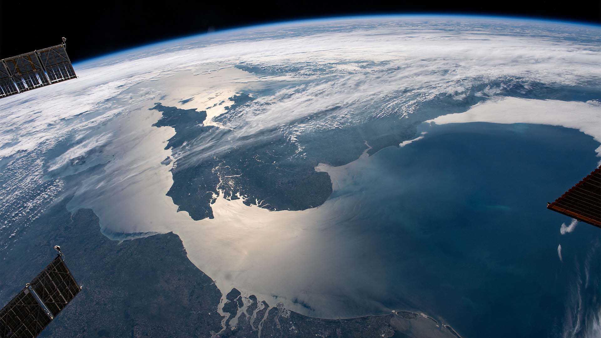 Earth observation taken by Expedition 65 crew