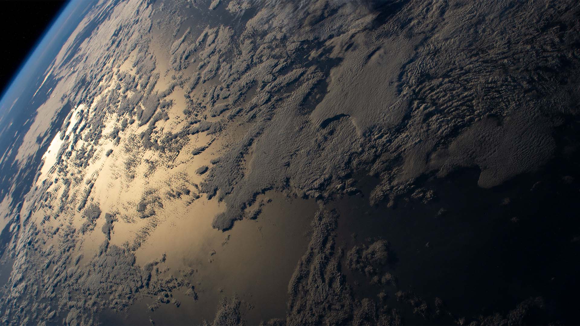 In this June 2021 image, our Sun's glint beams off the Indian Ocean as the International Space Station orbited about 270 miles above the Earth near western Australia.