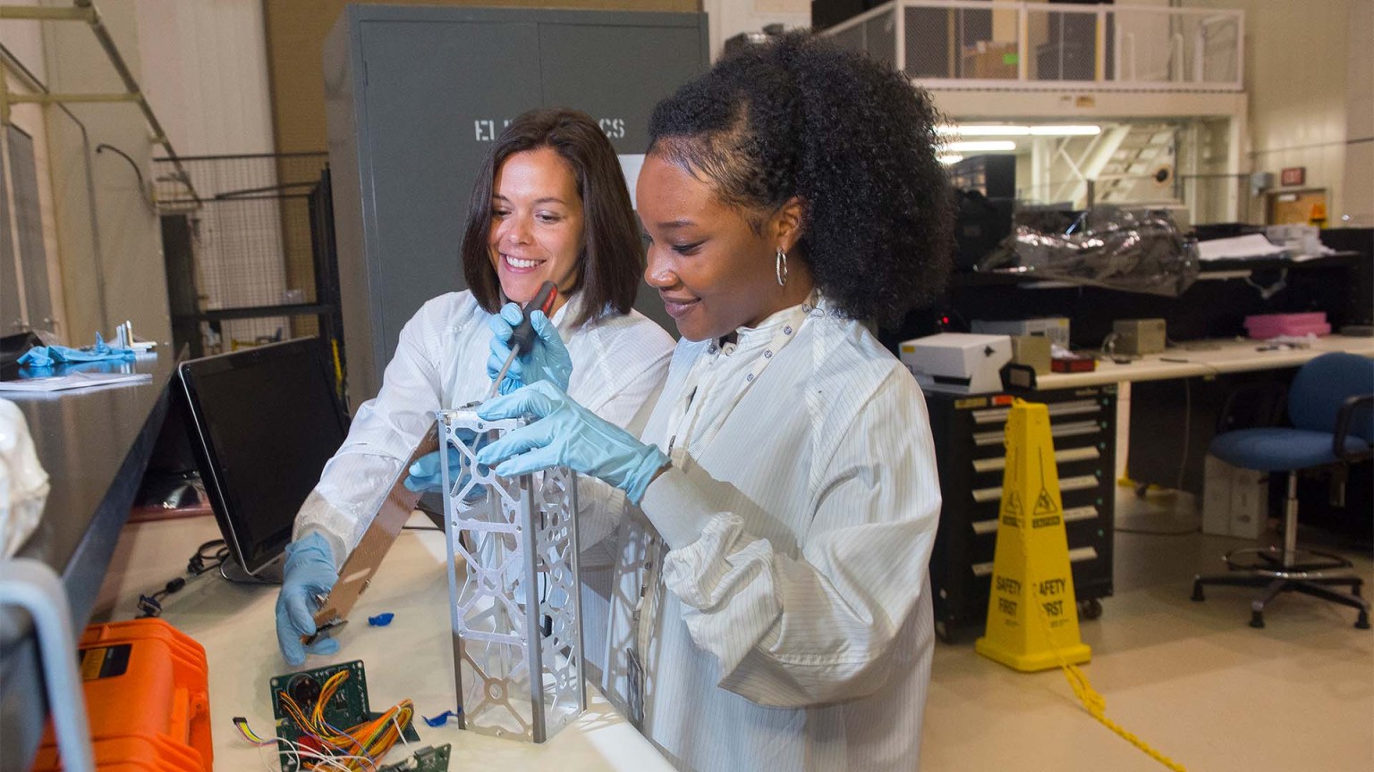 Interns at NASA Glenn Research Center