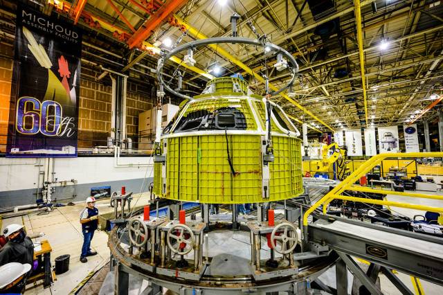NASA’s Orion Spacecraft Completes Milestone for Artemis III Crew Module.