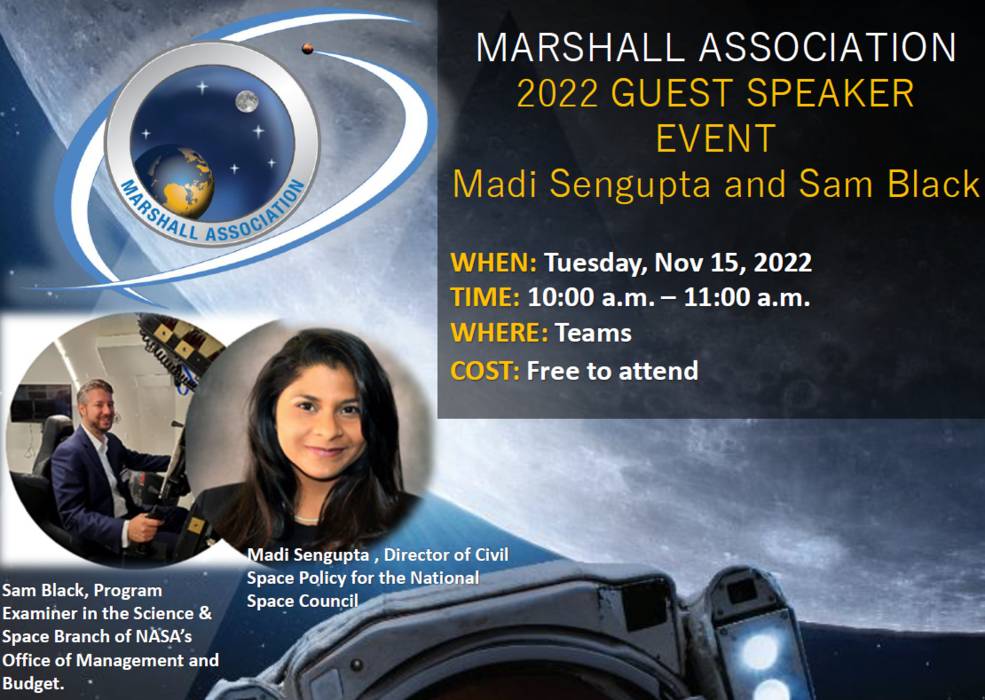 Madi Sengupta and Sam Black will be the guest speakers for the Marshall Association Speaker Series on Nov. 15. 
