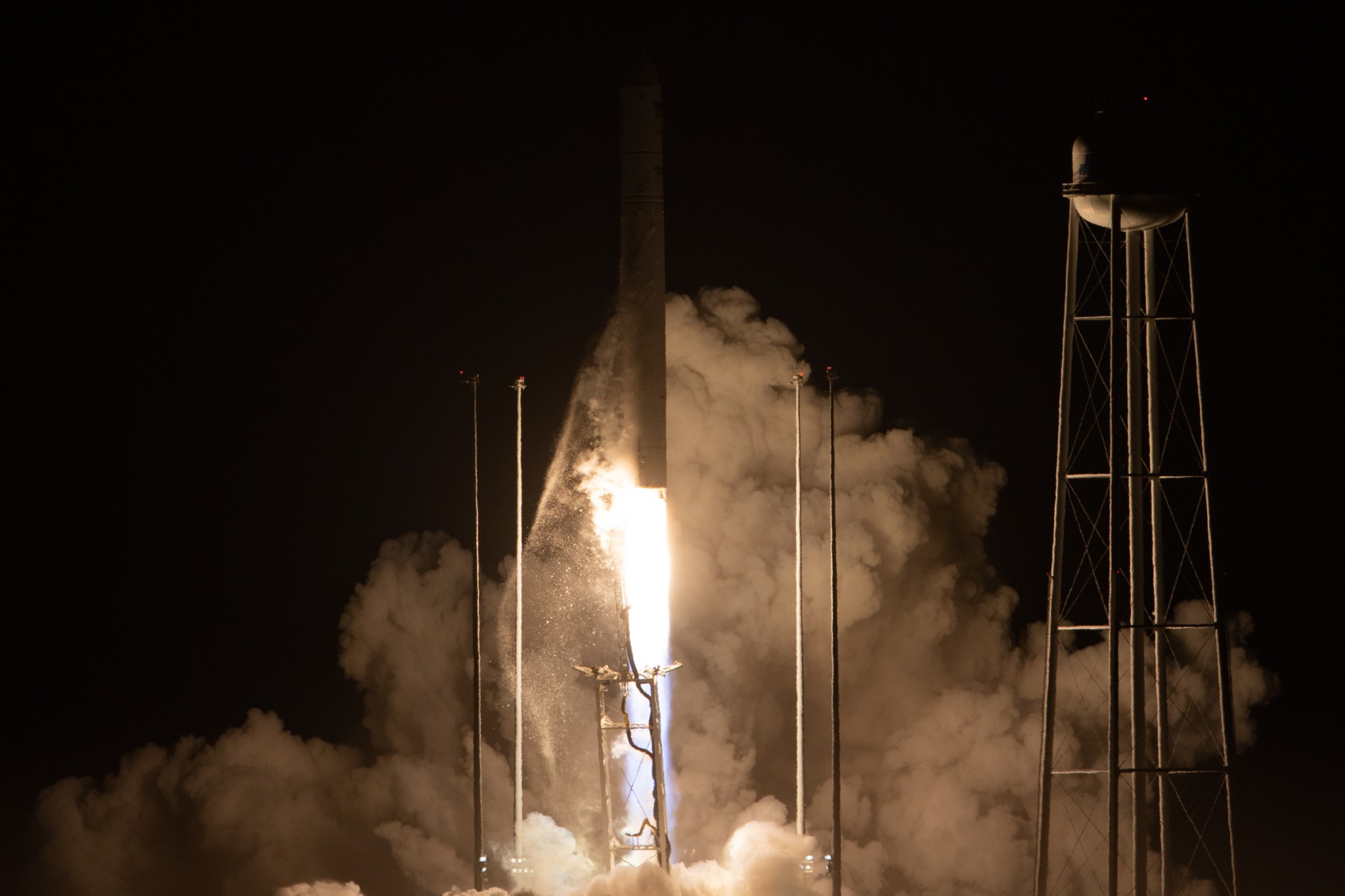 A Northrop Grumman Antares rocket, with the company’s Cygnus spacecraft aboard, launched at 5:32 a.m. EST, Monday, Nov. 7, 2022, from the Mid Atlantic Regional Spaceport’s Pad-0A, at NASA's Wallops Flight Facility in Virginia. 