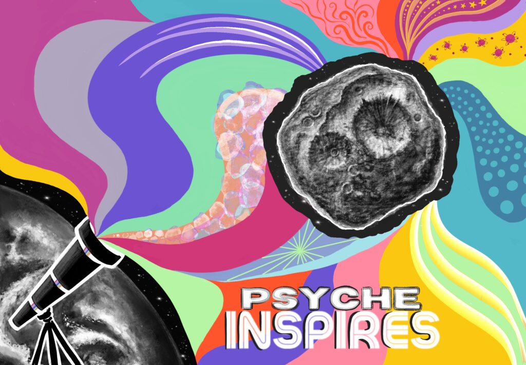 Artwork from the Psyche Inspired internship program