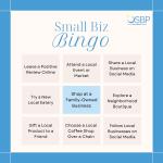 OSBP Small Business Saturday Bingo game card