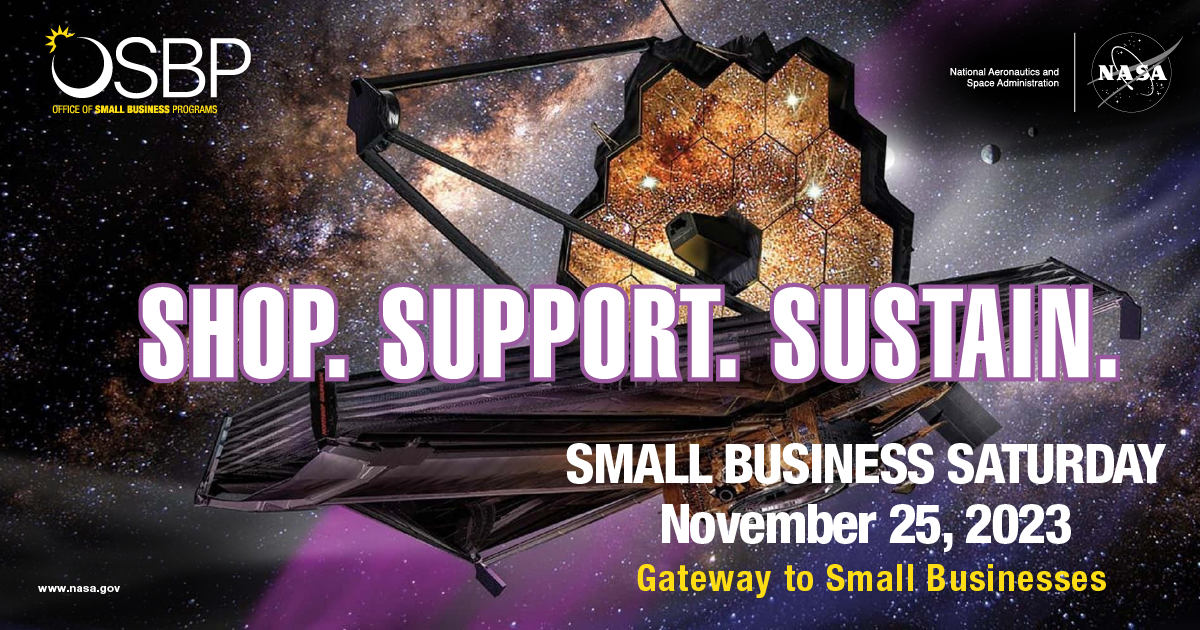 NASA OSBP Celebrates Small Business Saturday 2023