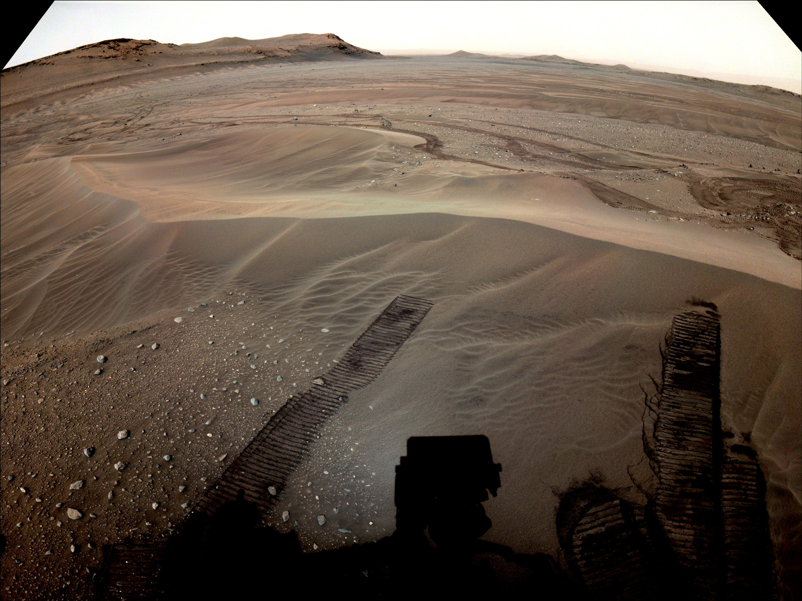 The location where NASA’s Perseverance will begin depositing its first cache of samples is shown in this image taken by the Mars rover on Dec. 14, 2022, the 646th Martian day, or sol, of the mission.