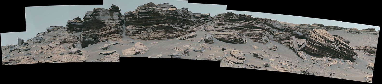 NASA’s Perseverance Mars rover used its Mastcam-Z camera to capture this rocky hilltop nicknamed “Rockytop” 