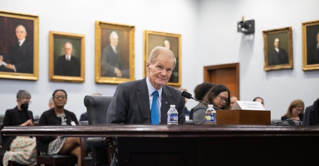 NASA Administrator Bill Nelson is seen as he testifies before the House Appropriations Committee’s Commerce, Justice, Science, and Related Agencies Subcommittee, during a hearing on the fiscal year 2025 budget request, Wednesday, April 17, 2024 at the Rayburn House Office Building in Washington, DC.