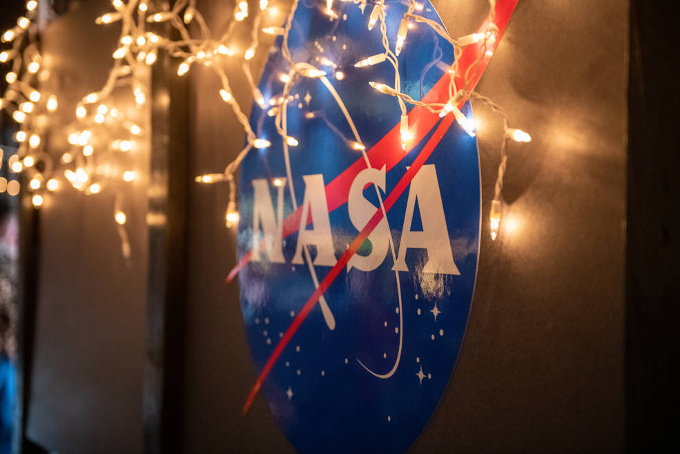 For the first time in three years, team members at NASA’s Marshall Space Flight Center gathered Dec. 6 in to celebrate the season with a holiday reception.