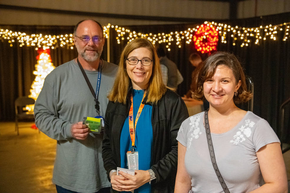 From left, Randy Cornelius, Karen Berry, and Zenia Garcia. 