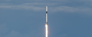 The SpaceX Falcon 9 rocket carrying the Dragon cargo spacecraft lifts off from Launch Complex 39A at NASA’s Kennedy Space Center in Florida on Nov. 26, 2022, o