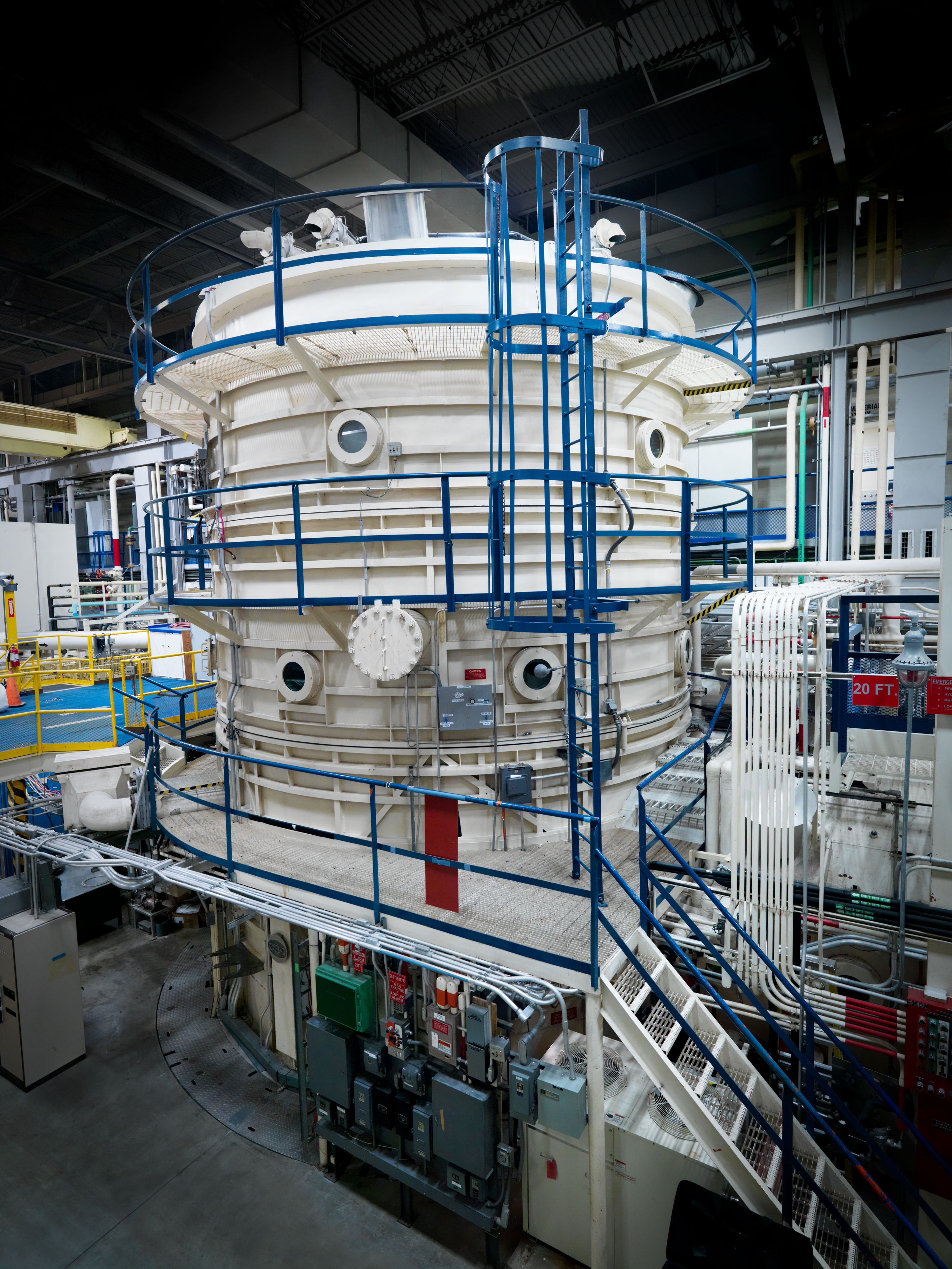 The Crew and Thermal Systems Division's facilities 20-foot chamber at Johnson Space Center where the Exploration Atmosphere Prebreathe Validation test was conducted.