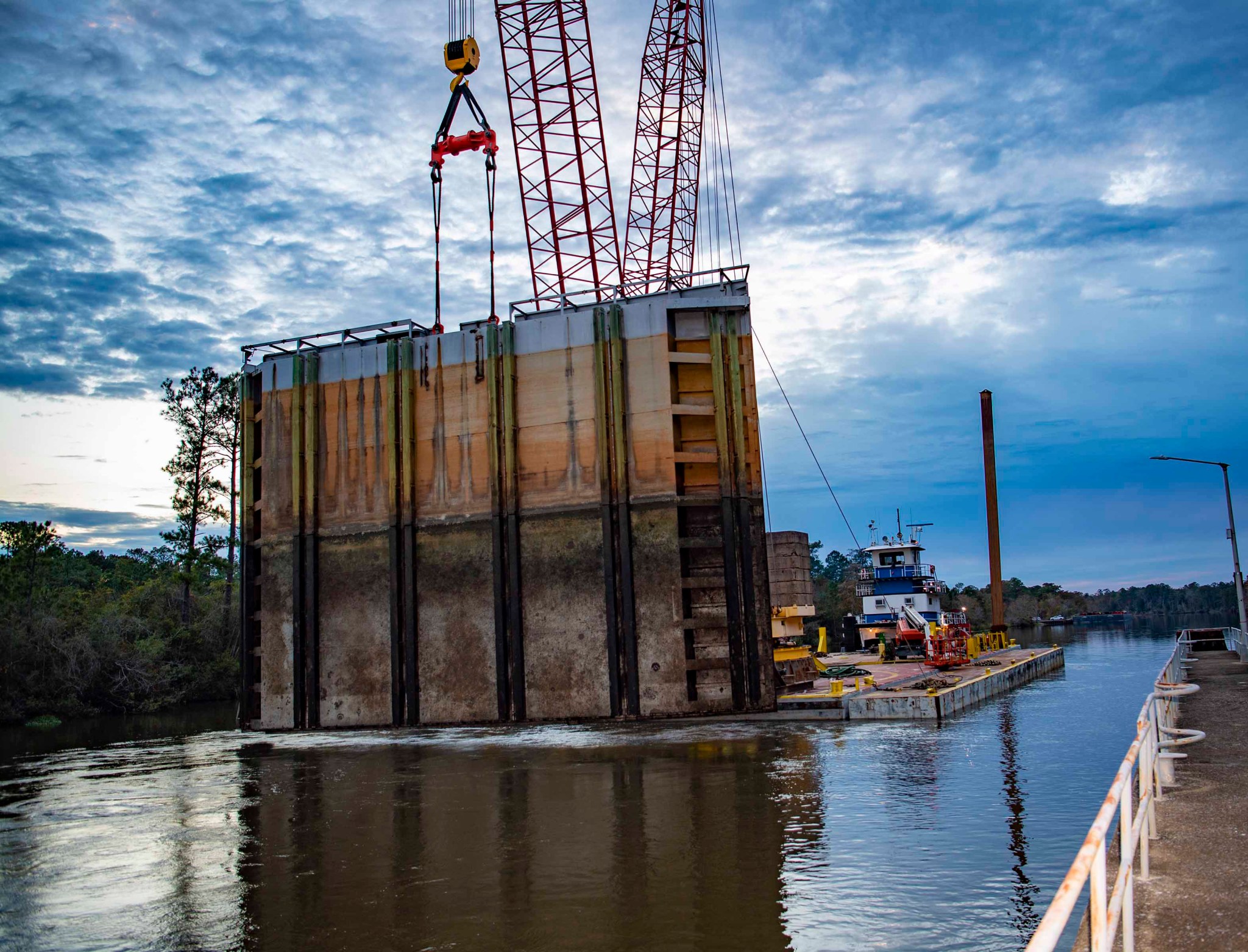 lock system at NASA’s Stennis Space Center