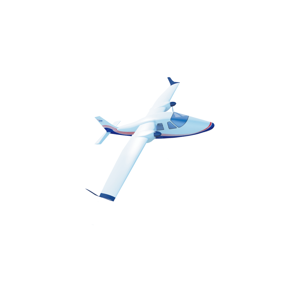 Artist illustration of the X-57 in Mod II.