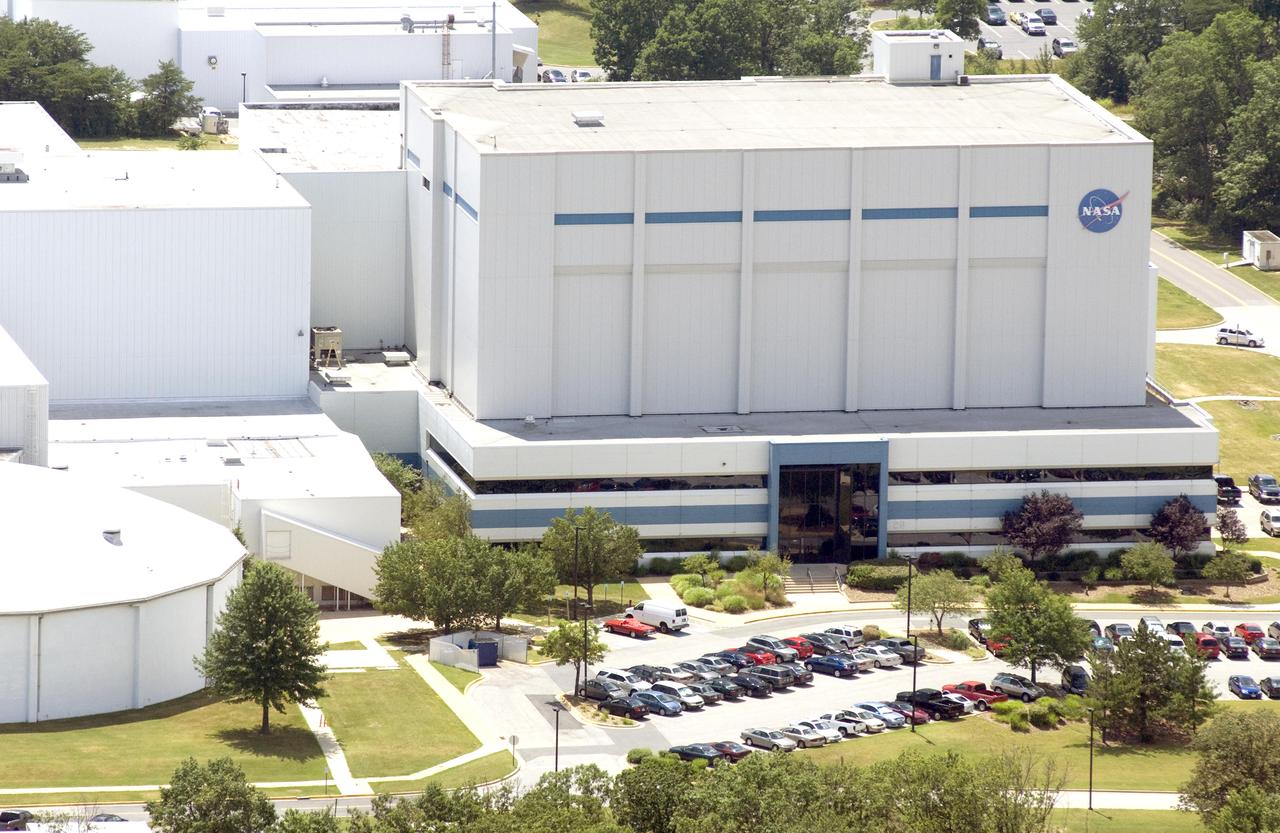 Aerial view of NASA's Goddard Space Flight Center in Greenbelt, Maryland, in 2010.
