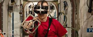 A man on the ISS.