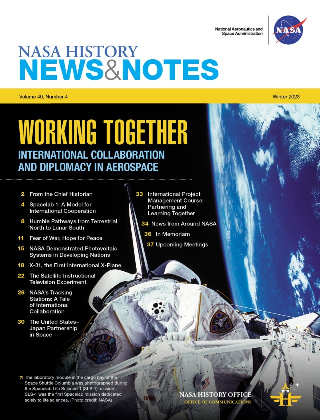 Front page of News & Notes, Winter 2023 edition