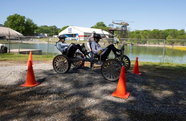The NASA Human Exploration Rover Challenge (HERC) is hosted by the U.S. Space & Rocket Center’s Aviation Challenge in Huntsville, Alabama. High school and college/university teams from the United States and across the globe compete in this Artemis Student Challenge. Pilots from Ohio Northern University navigate across Obstacle 2 during the 2023 HERC event.