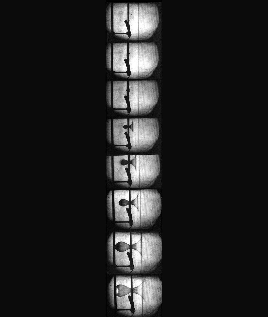 Hypervelocity impact testing images