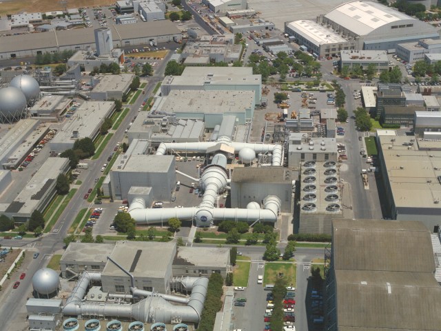 Aerial of Unitary Plan Wind Tunnel complex