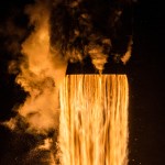 The SpaceX Falcon 9 rocket, with the company’s Crew Dragon atop, lifts off from Launch Pad 39A at Kennedy Space Center in Florida for NASA’s SpaceX Crew-4 mission on April 27, 2022, at 3:52 a.m. EDT.