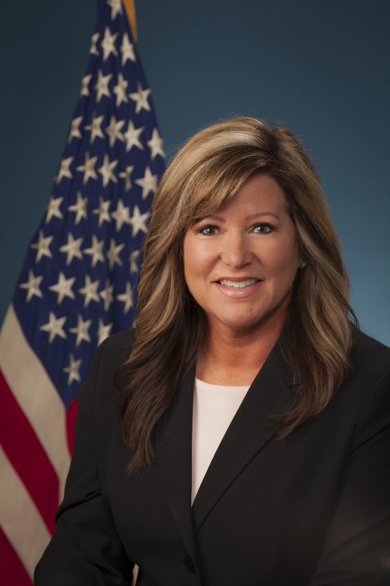 A headshot photo of Jennifer Kunz, associate director, technical, at Kennedy Space Center.