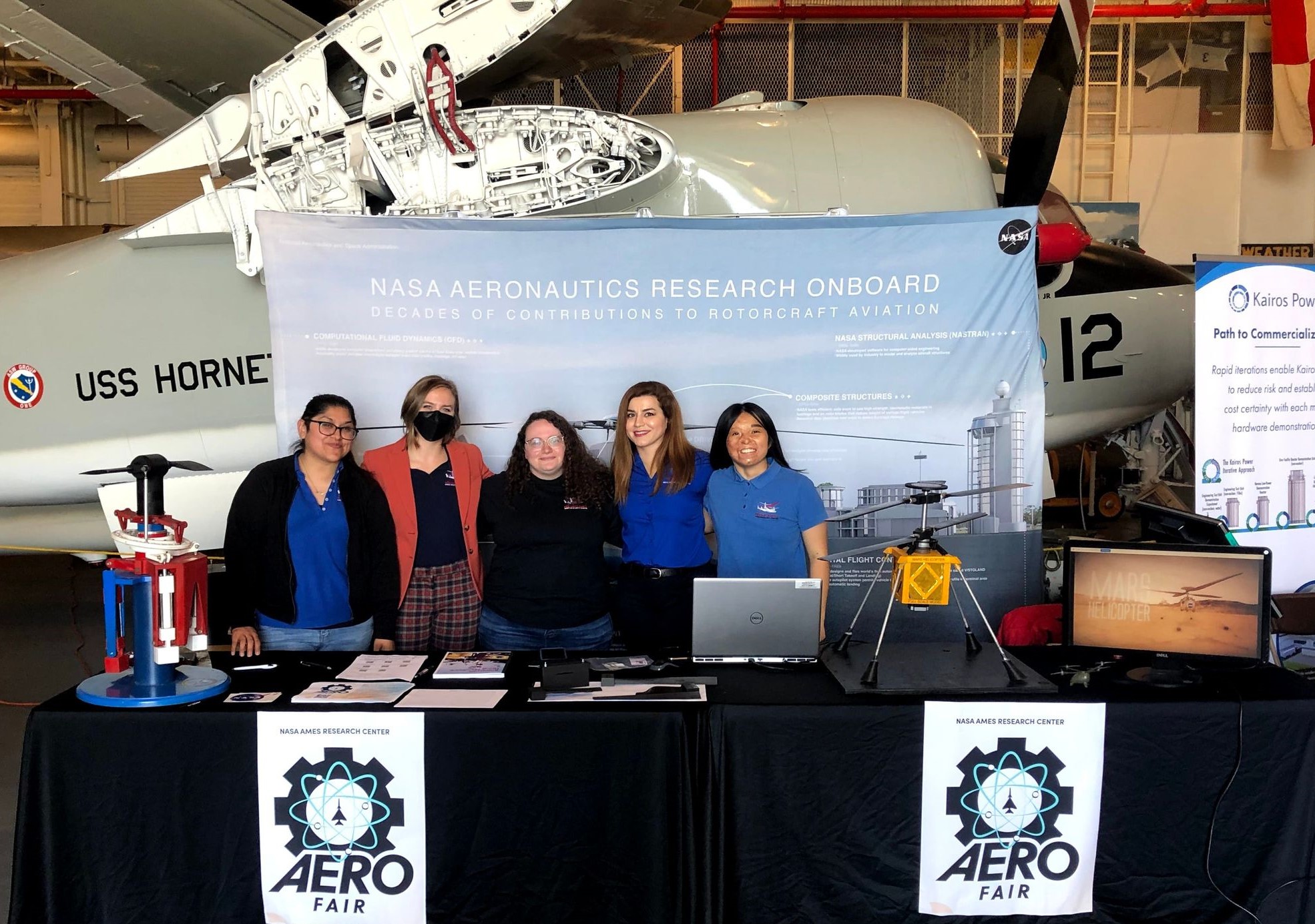Ames Aeromechanics supports USS Hornet event