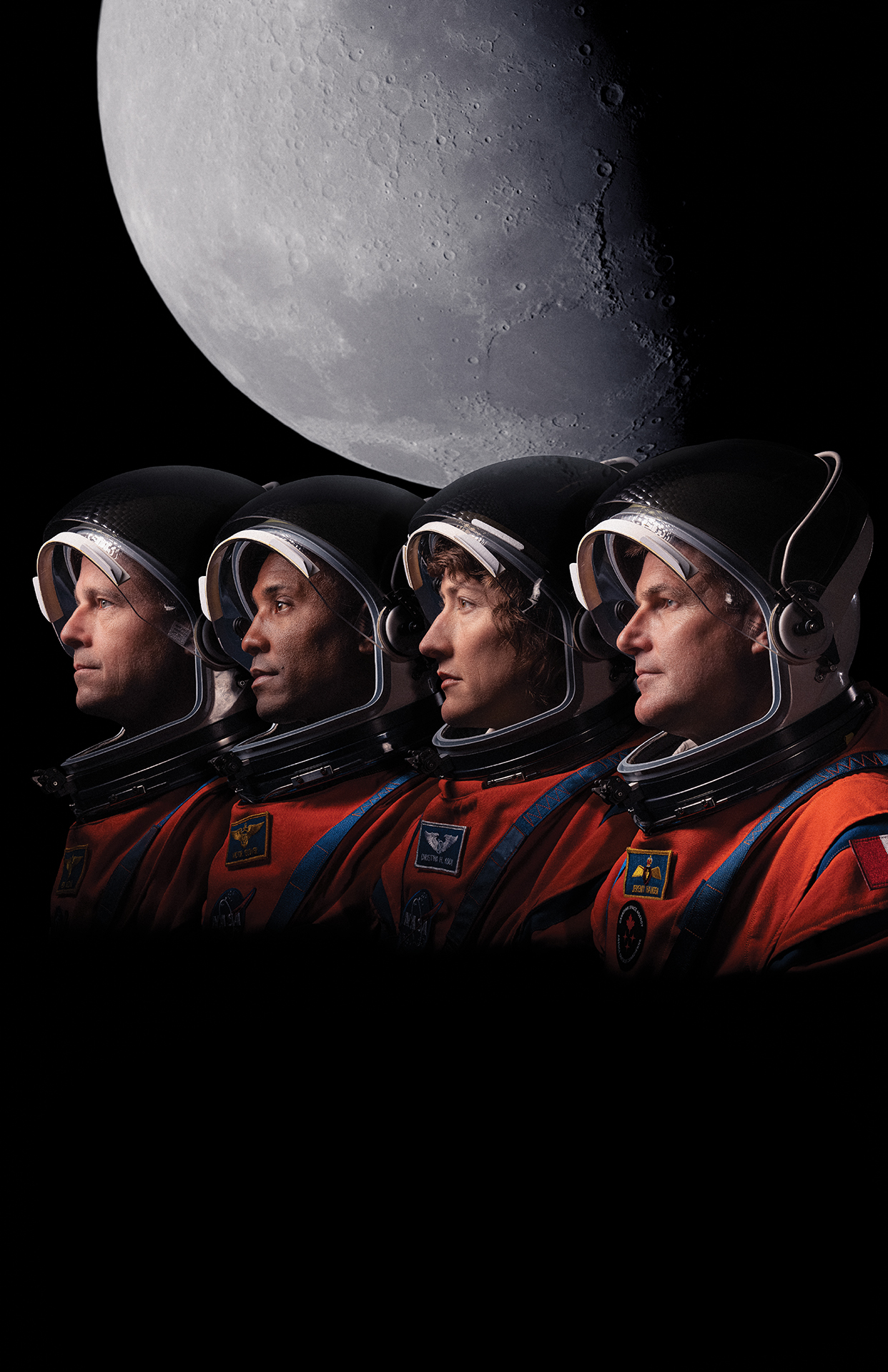 NASA Artemis II måneoppdrag crew