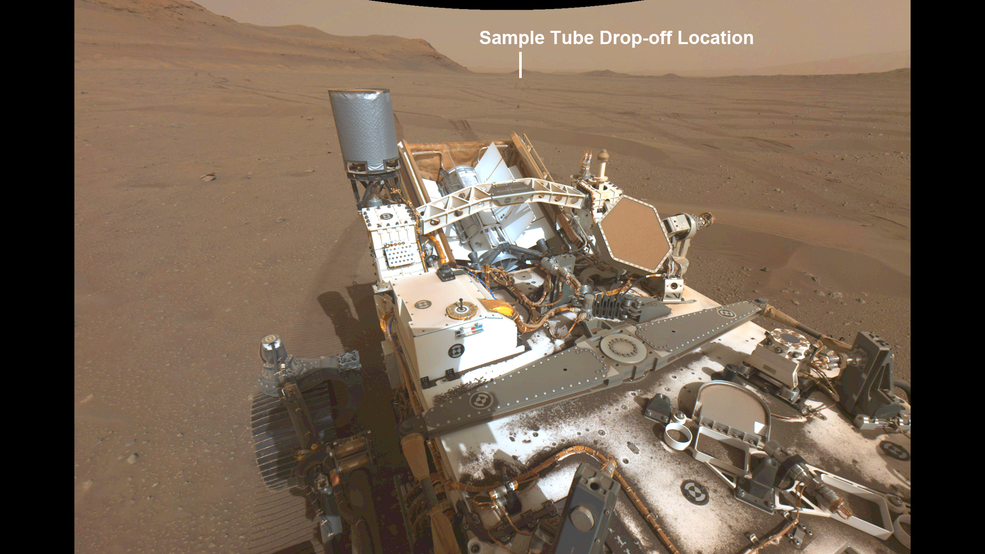 Sample depot location for Curiosity rover