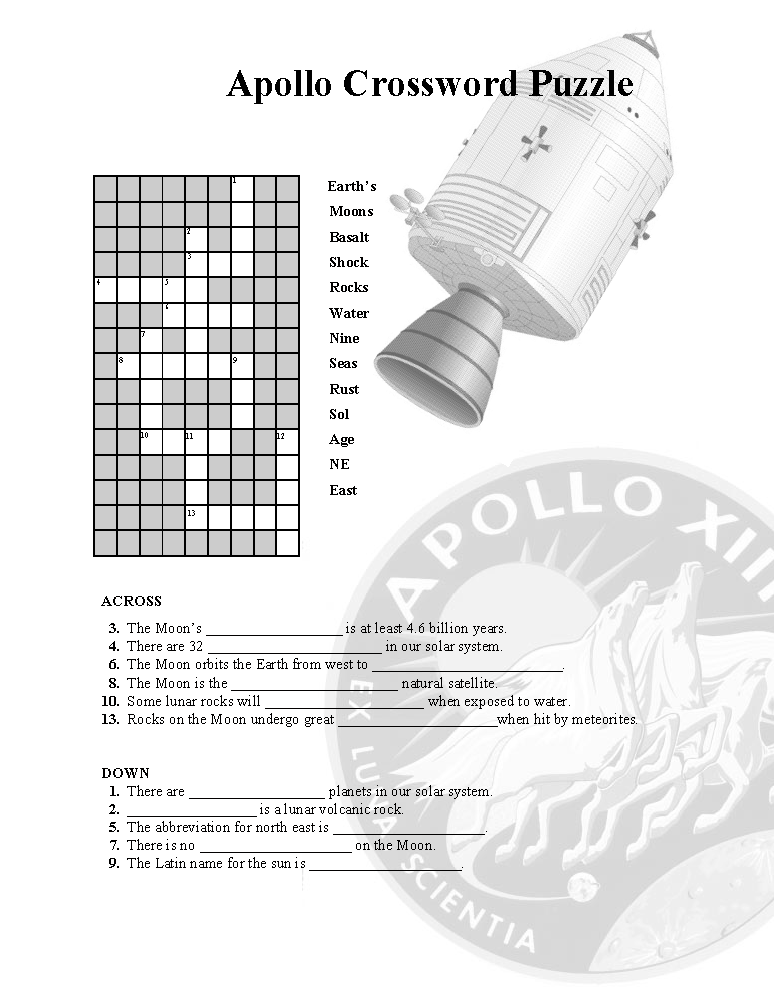 Coloring book with several engaging activities that explore space history