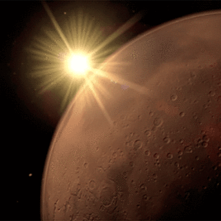 An animated gif of Mars