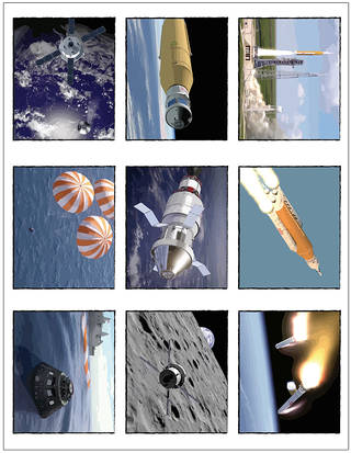 Space Launch System (SLS) comic strip