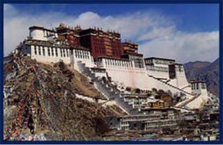 A mountain retreat in Tibet