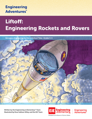 Cover of the “Liftoff: Engineering Rockets and Rovers” activity
