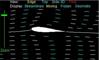 The front screen of Foilsim