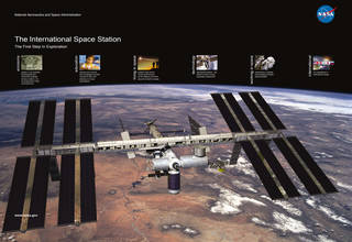 The International Space Station: The First Step In Exploration Poster