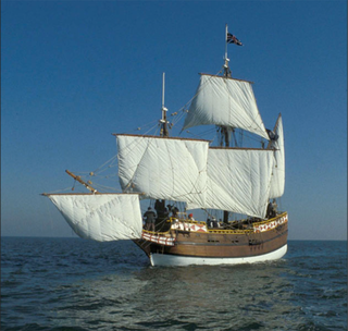 Jamestown — Exploration: Then and Now - Godspeed, one of the ships that carried the Jamestown settlers